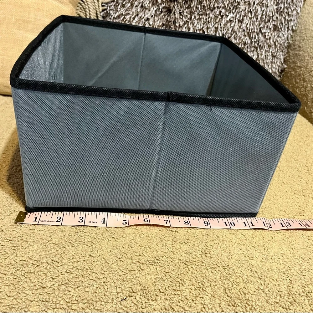 GRAY/BLACK STORAGE ORGANIZER CUBBY SET (VARIOUS SIZES) (GREAT FOR RESELLERS)
